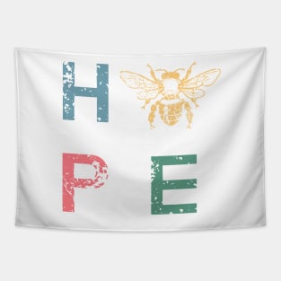 HOPE Honeybee Beekeeper Gifts for Bee Lovers Tapestry