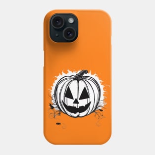 The smiling pumpkin Phone Case