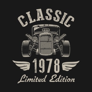 44 Year Old Gift Classic 1978 Limited Edition 44th Birthday T-Shirt