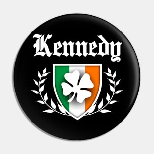 Kennedy Shamrock Crest Pin