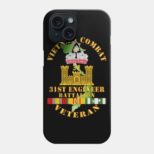 Vietnam Combat Veteran w 31st Engineer Bn w VN SVC Phone Case