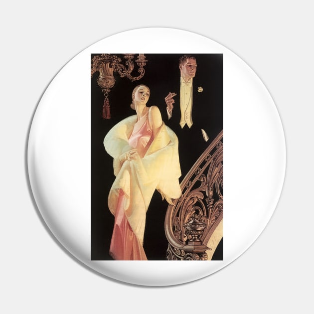 Couple Descending Staircase, J.C. Leyendecker 1932 Pin by immortalpeaches