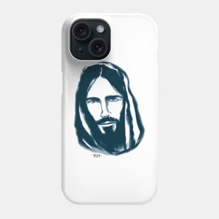 Jesus Christ Face illustration Phone Case