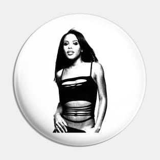 Aaliyah Vintage Retro Style Pin