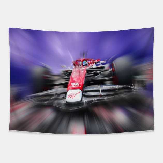 Bella Macchina F1 Tapestry by DeVerviers