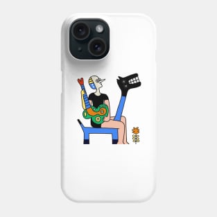 animal, guitar, Phone Case