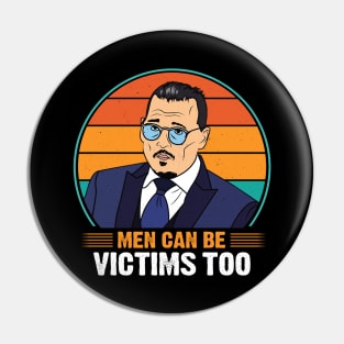 Men can be victims too, #MenToo Violence has no gender Pin