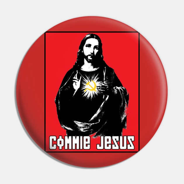 Commie Jesus Pin by artpirate
