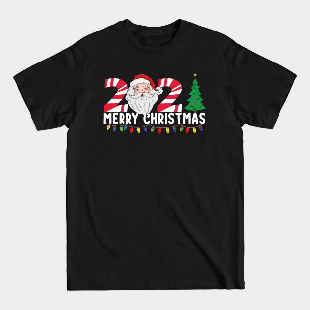 Disover Matching Family Christmas 2021 Santa Tree - Matching Family Christmas - T-Shirt