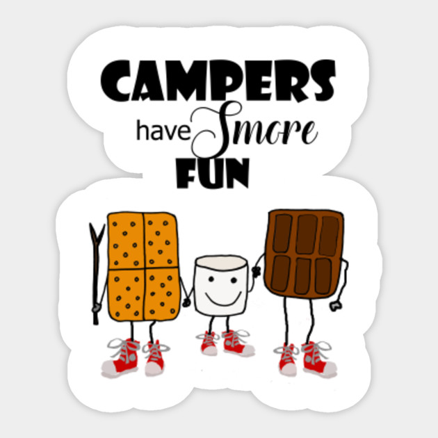 Download Funny Campers have smore fun camping cartoon - Smores ...