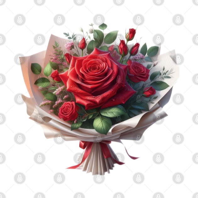 Red Roses bouquet flowers  floral by TIP-TOP Pick