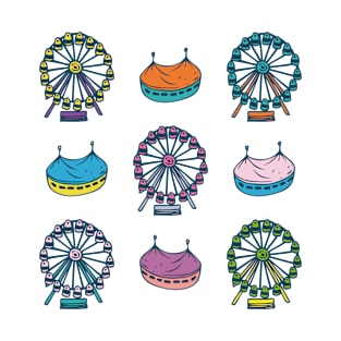 Circus and Ferris Wheels T-Shirt