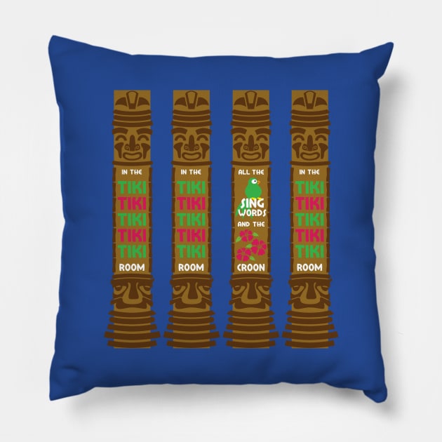 Tiki Time Pillow by tinkermamadesigns