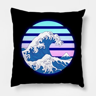 The Great Retro Wave Pillow