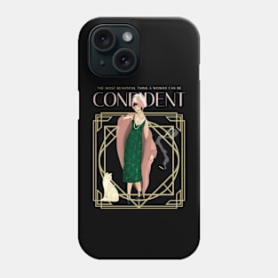 Art Deco Confident Woman Phone Case