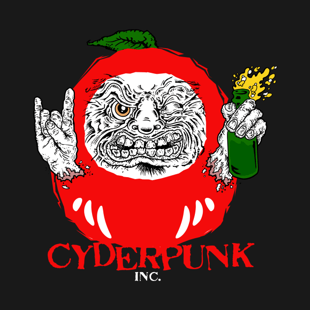 CYDERPUNK DARUMA black by CYDERPUNK-INC.