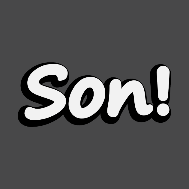 Son typography design by DinaShalash