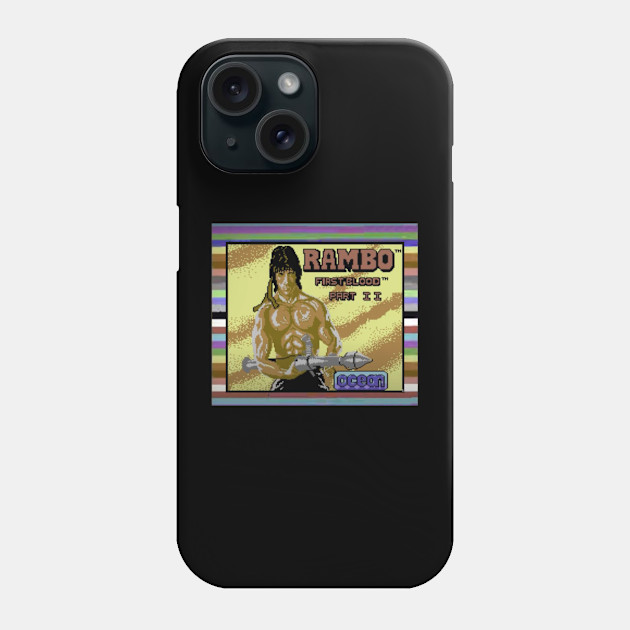 Rambo 1987 Commodore 64 Load Screen Commodore 64 Phone Case