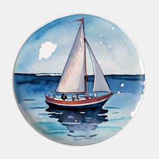 Sailboat Serenity Pin