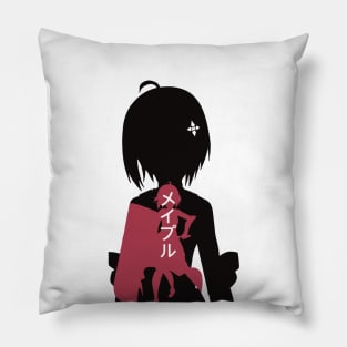 BOFURI Maple : Anime Characters Figure in Double Exposure Design with Her Japanese Name Pillow