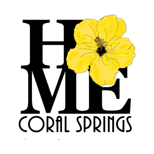 HOME Coral Springs Yellow Hibiscus T-Shirt