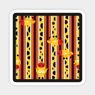 Stealth Giraffe Stripes Magnet