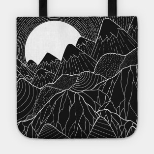 The white sun over the hills Tote