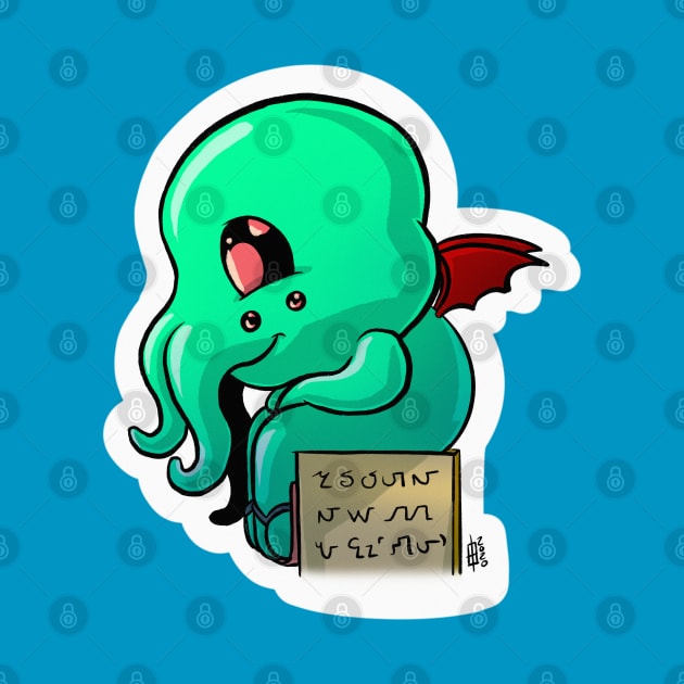 Lil Cthulu by BloodFuryArt