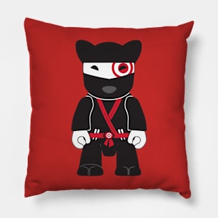 Ninja Bullseye Dog Team Member Pillow