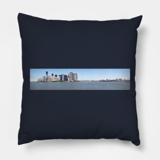 Manhattan Panorama New York City Pillow