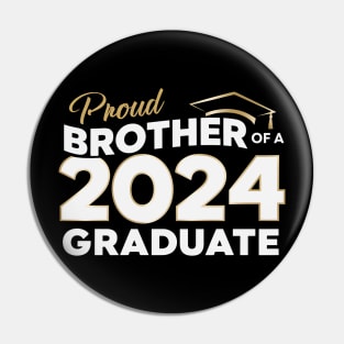 Graduation 2024 for family Proud Brother Graduate Class of 2024 Senior Pin