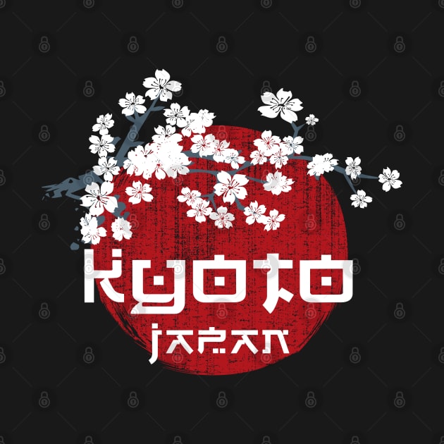 Kyoto City Japan Vintage by Designkix