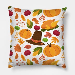 thanksgiving turkey pattern Pillow