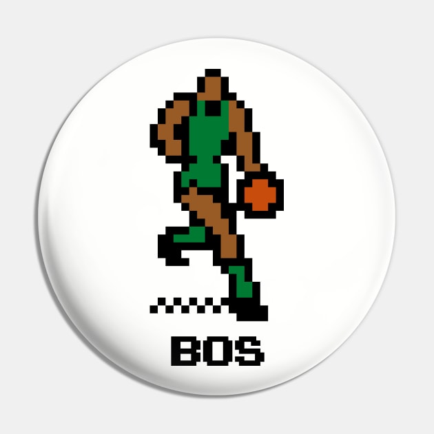 8-Bit Basketball - Boston Pin by The Pixel League