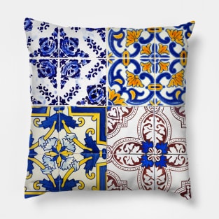 Azulejo — Portuguese tilework #24 Pillow