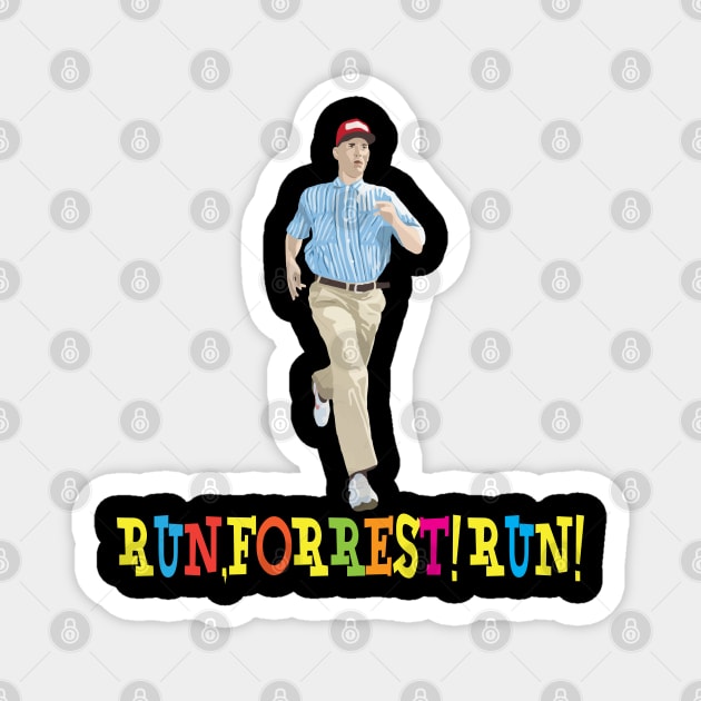 Forrest gump Magnet by SurpriseART