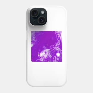 Violet Abstract Liquid Art Phone Case