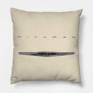 Hillman Imp Deluxe 1960s classic car badges Pillow