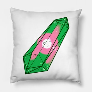 Green magic crystal Pillow