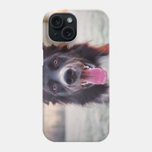 Overjoyed border collie Phone Case