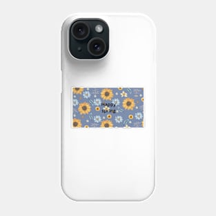 happy spring sunflower design Phone Case