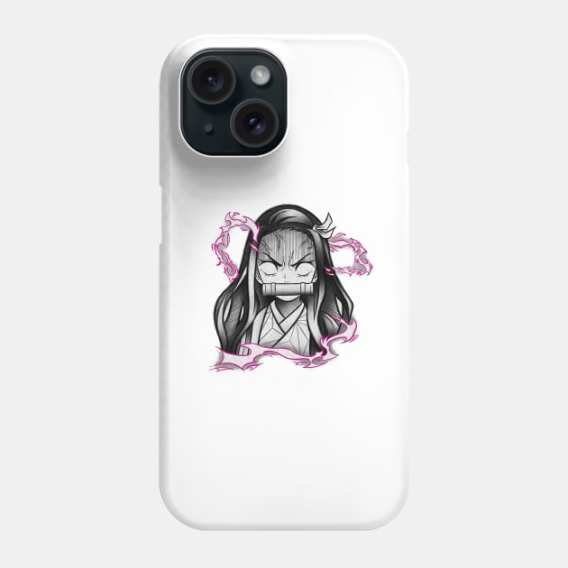 nezuko Phone Case by boxermaniac