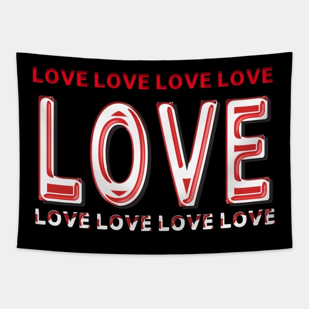 i love you forever unisex Tapestry by bakry