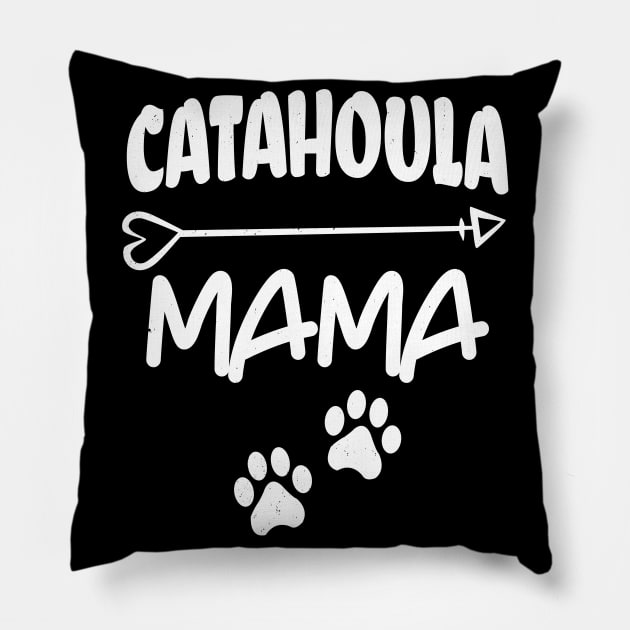Catahoula Mama Pillow by funkyteesfunny