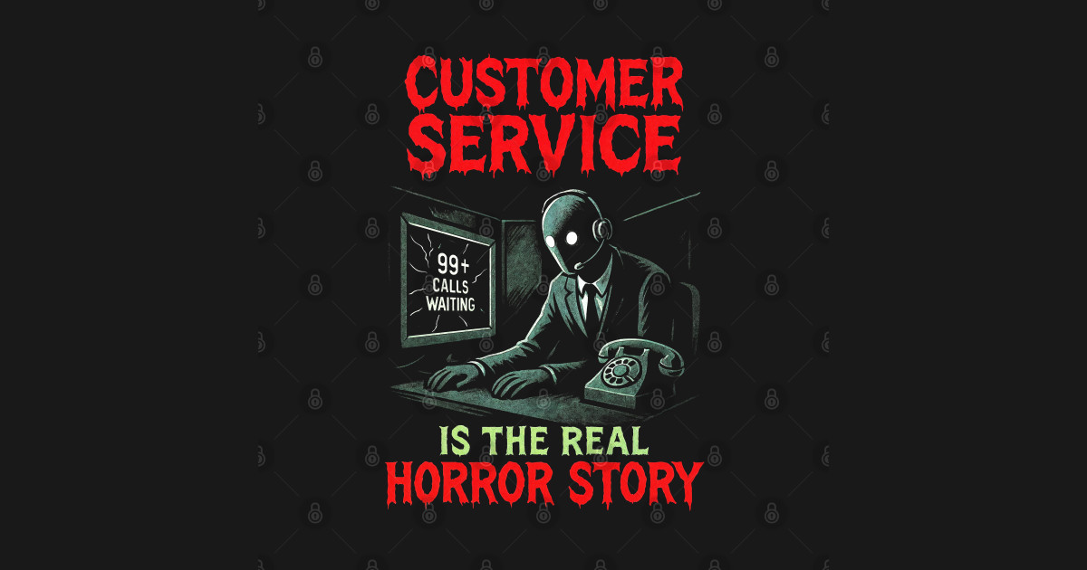 Customer Service Horror Story Funny Call Center Nightmare Design