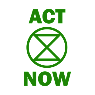 ACT NOW Extinction Rebellion T-Shirt