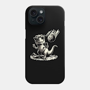 Dinosaur T-Rex Selfie Novelty Funny Dinosaur Phone Case