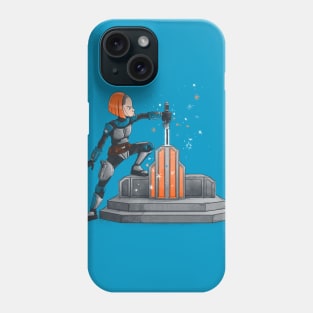 The Darksaber in the Stone Phone Case