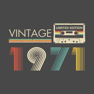 Vintage 1971 Limited Edition Cassette T-Shirt