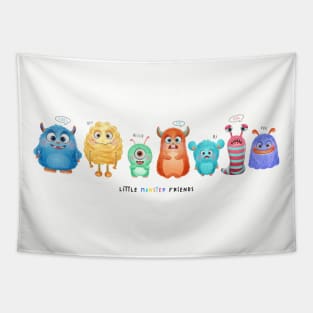 cute little monster collection Tapestry